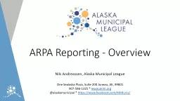 ARPA Reporting - Overview