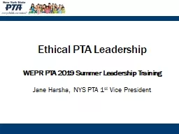 Ethical  PTA  Leadership