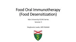 Food Oral Immunotherapy
