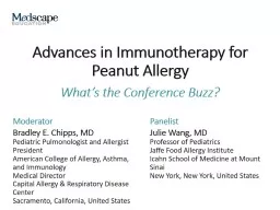 Advances in Immunotherapy for Peanut Allergy