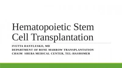 Hematopoietic Stem Cell Transplantation