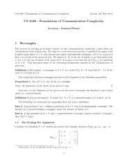 CS2429-Foundations of Communication Complexity