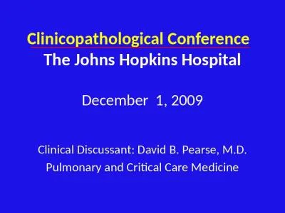 Clinicopathological  Conference