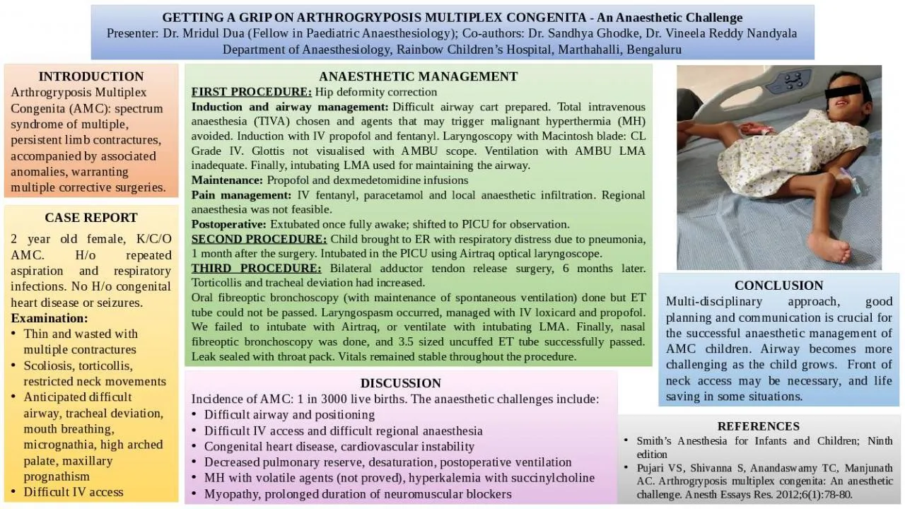 PPT-GETTING A GRIP ON ARTHROGRYPOSIS MULTIPLEX