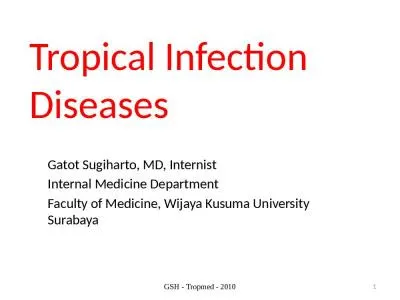 Tropical Infection Diseases