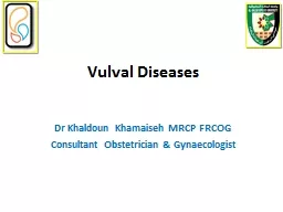 Vulval  Diseases Dr  Khaldoun