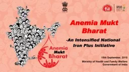 Anemia  Mukt  Bharat  -An Intensified National