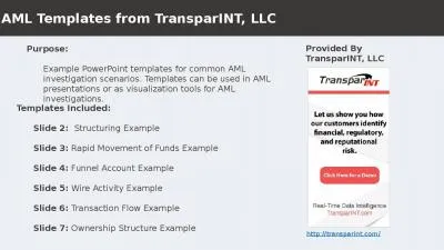 AML Templates from TransparINT, LLC