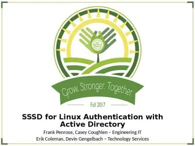 SSSD for Linux Authentication with Active Directory