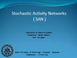 PPT-Stochastic Activity Networks