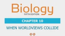 Chapter 10 When Worldviews Collide