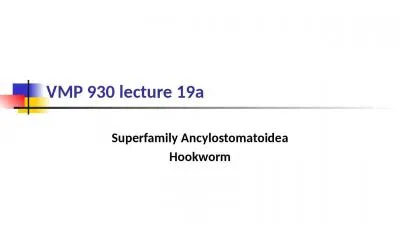 VMP 930 lecture 19a Superfamily