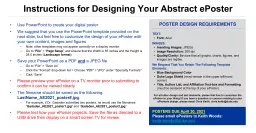 Instructions for Designing Your Abstract