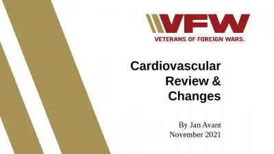 Cardiovascular Review & Changes