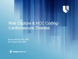 Risk Capture & HCC Coding- Cardiovascular Disease