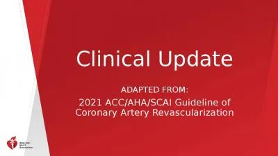 Clinical Update ADAPTED FROM: