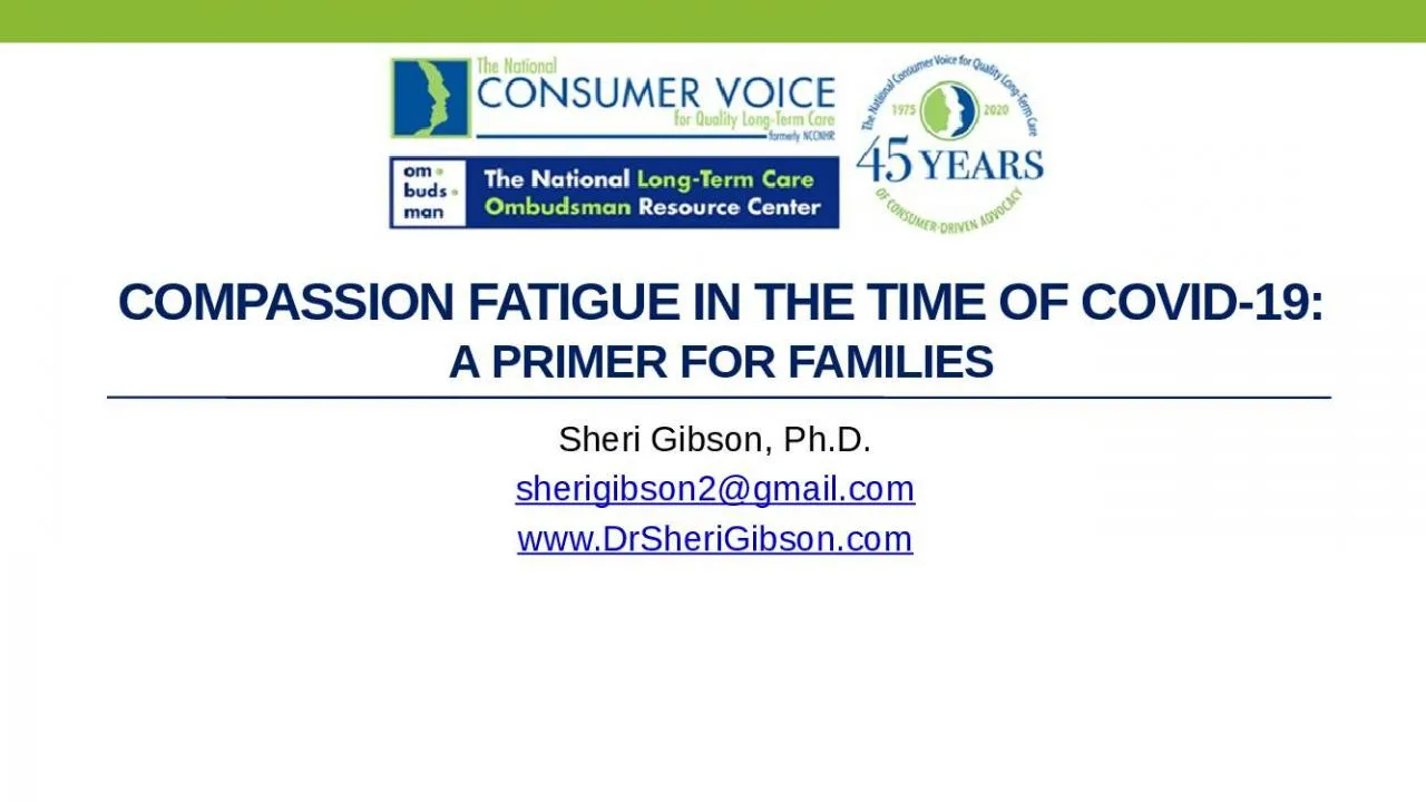 PPT-compassion fatigue in the Time of COVID-19: