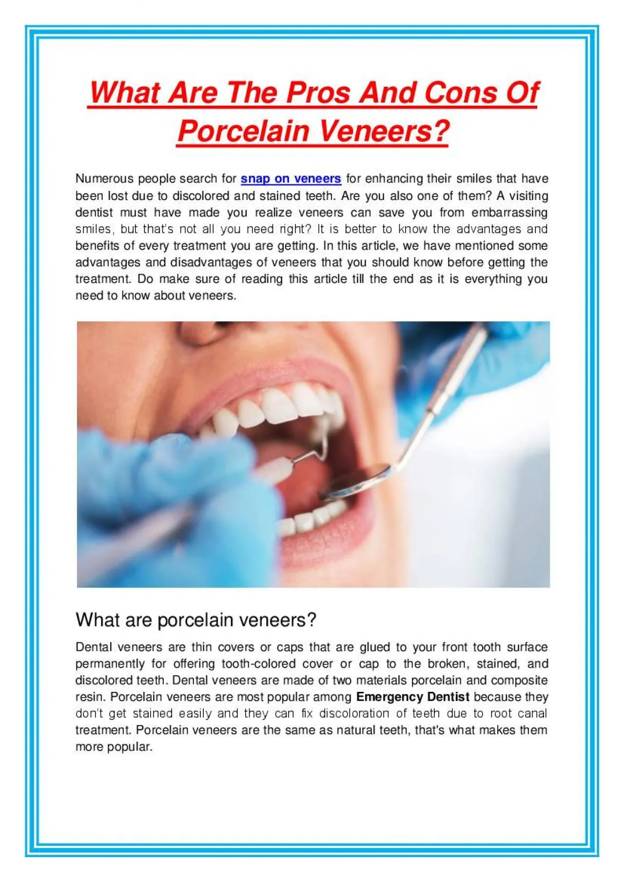 PDF-What Are The Pros And Cons Of Porcelain Veneers?