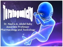 Teratogenicity Dr.  Nayira