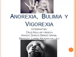 Anorexia, Bulimia y Vigorexia
