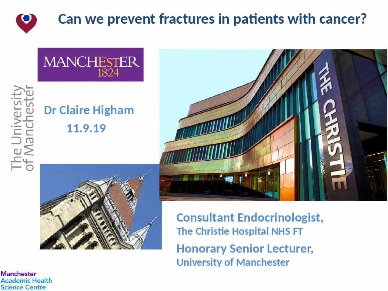 PPT-Dr Claire Higham 11.9.19