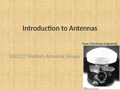 Introduction to Antennas