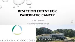 Resection Extent for Pancreatic cancer