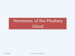 PPT-Hormones of the Pituitary Gland