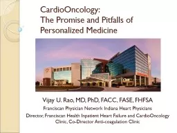 CardioOncology : The Promise and Pitfalls of Personalized Medicine