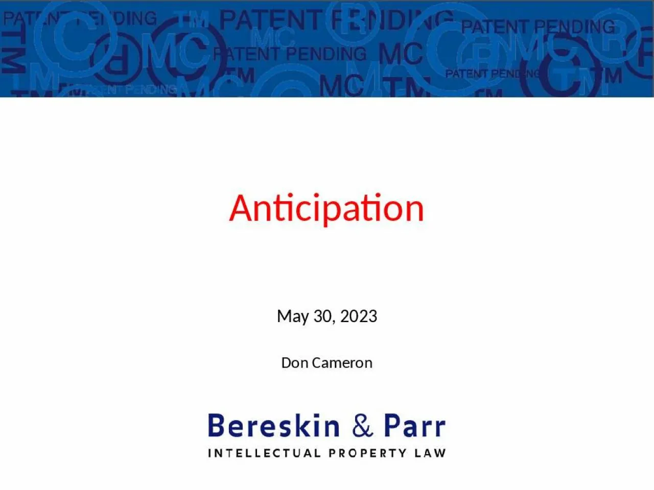 PPT-Anticipation May 25, 2021