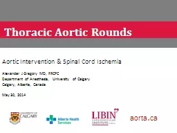Aortic Intervention & Spinal Cord Ischemia