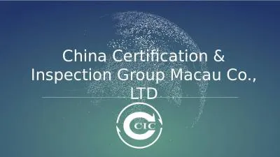 China Certification & Inspection Group Macau Co., LTD