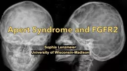 Apert Syndrome and FGFR2