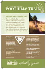 Welcome to the Foothills Trail