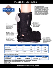 Foothold with splint