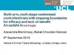 Multi-arm, multi-stage randomised controlled trials with