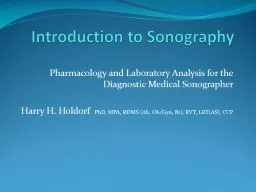 Introduction to Sonography