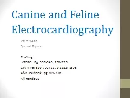 Electrocardiography Arrhythmias Review