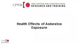 Health Effects of Asbestos Exposure