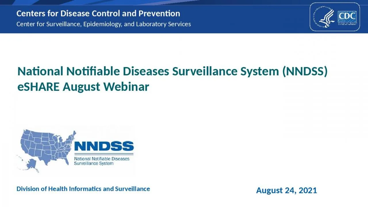 PPT-National Notifiable Diseases Surveillance System (NNDSS)