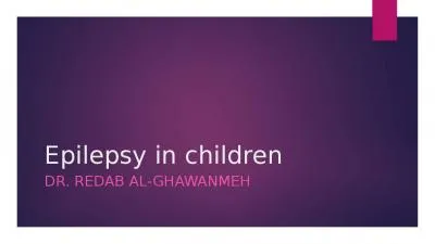 Epilepsy in children Dr.