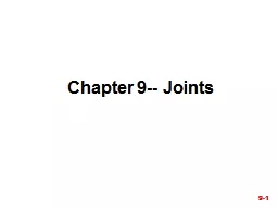 Chapter 9-- Joints 9- 1 Famous Quotes