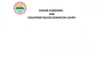 DONOR SCREENING