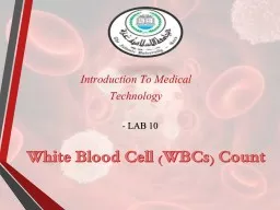 White Blood Cell (WBCs) Count