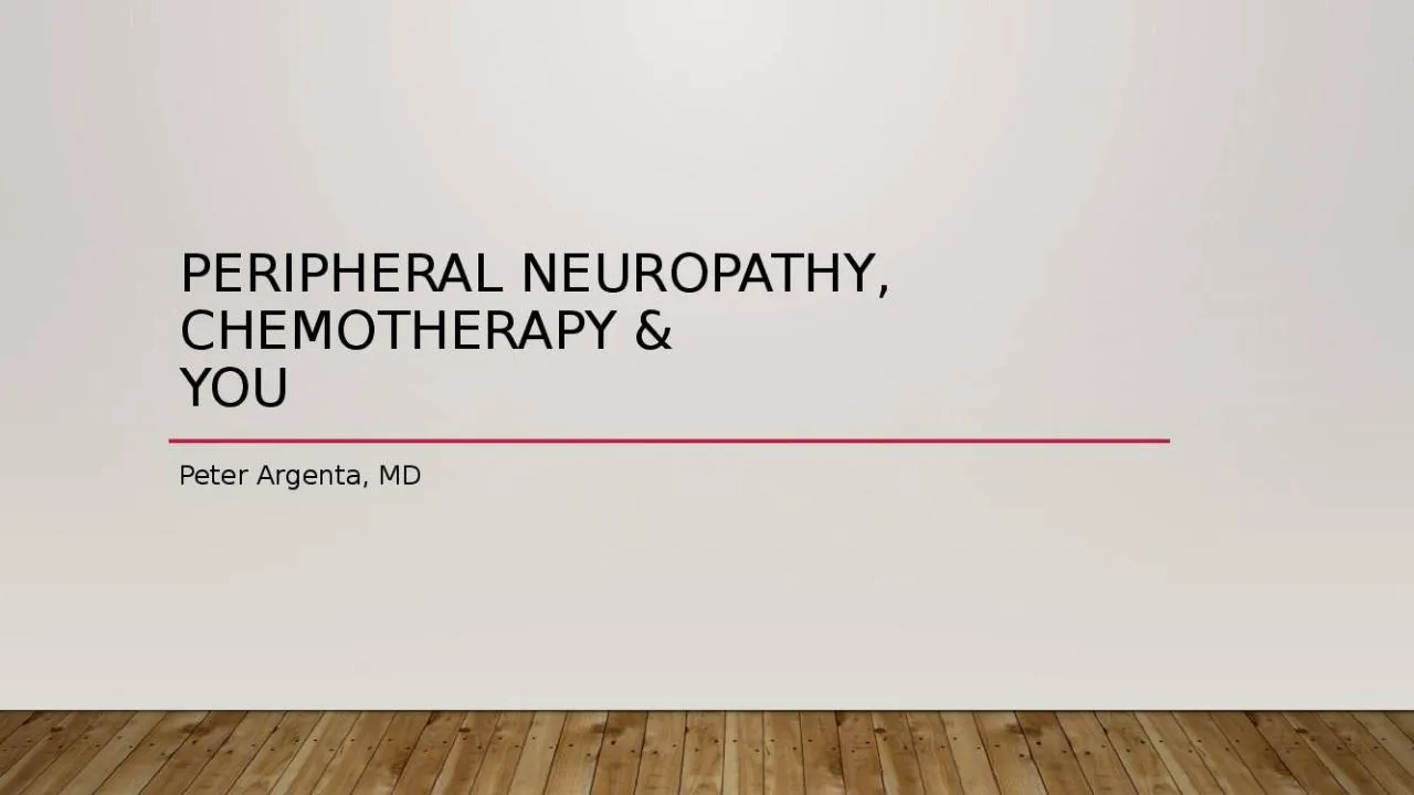 PPT-Peripheral Neuropathy, Chemotherapy &