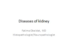 Diseases of kidney Fatima