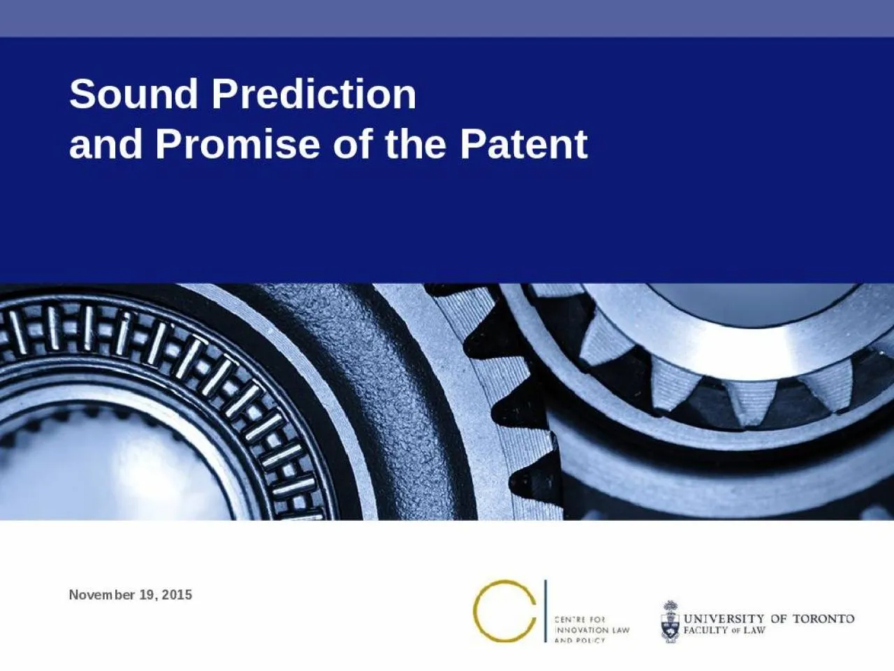 PPT-Sound Prediction and Promise