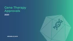 PPT-Gene Therapy Approvals 2020