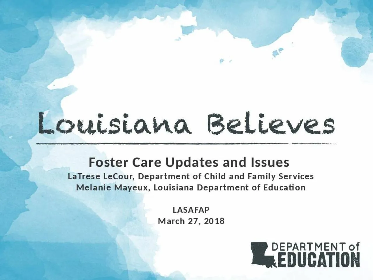 PPT-Foster Care Updates and Issues