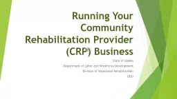 Running Your Community Rehabilitation Provider (CRP) Business